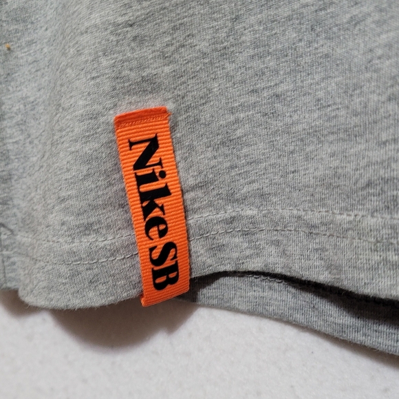 NIKE SB CLIMBING PATCH TEE DARK HEATHER GREY MEN'S XXL LOOSE FIT - Picture 10 of 13